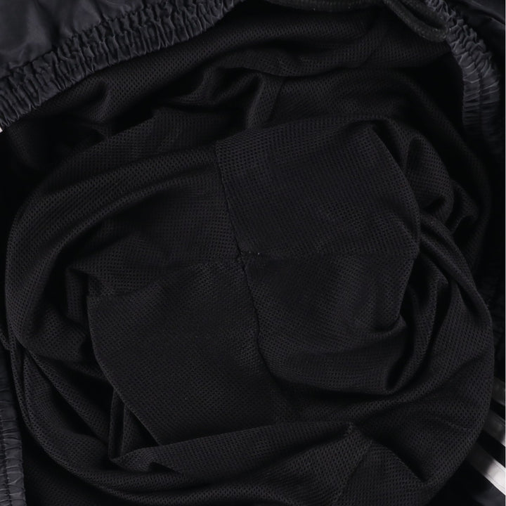 2000'S Adidas nylon pants, crinkle pants, men's size XL Nylon black type Vintage Second Hand