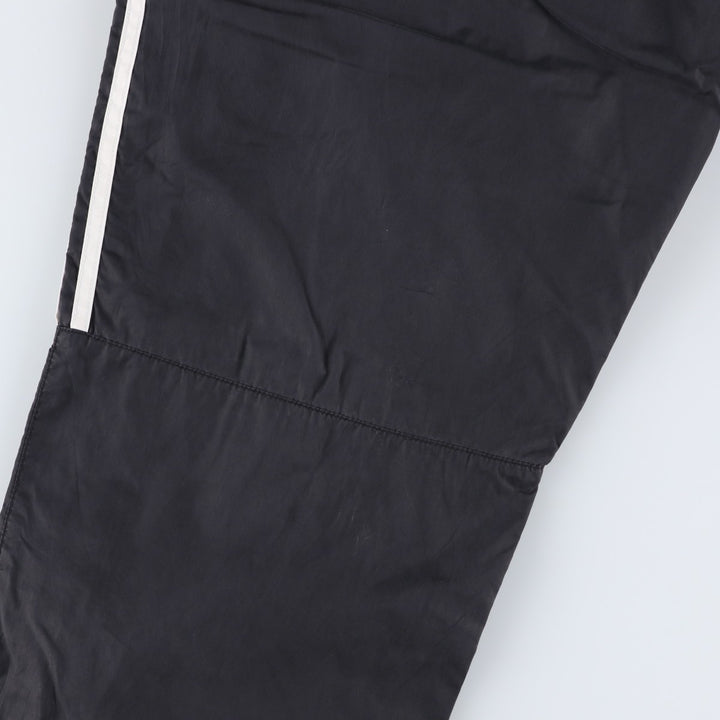 2000'S Adidas nylon pants, crinkle pants, men's size XL Nylon black type Vintage Second Hand