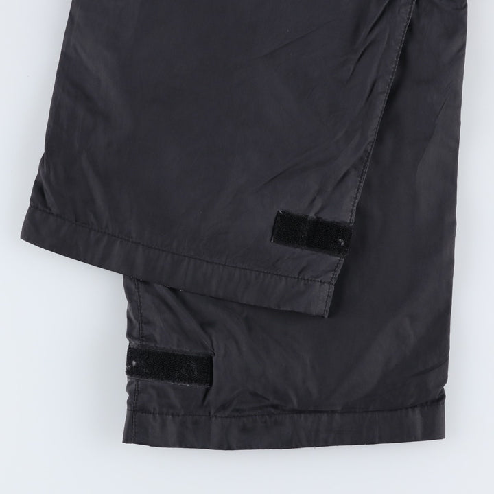 2000'S Adidas nylon pants, crinkle pants, men's size XL Nylon black type Vintage Second Hand