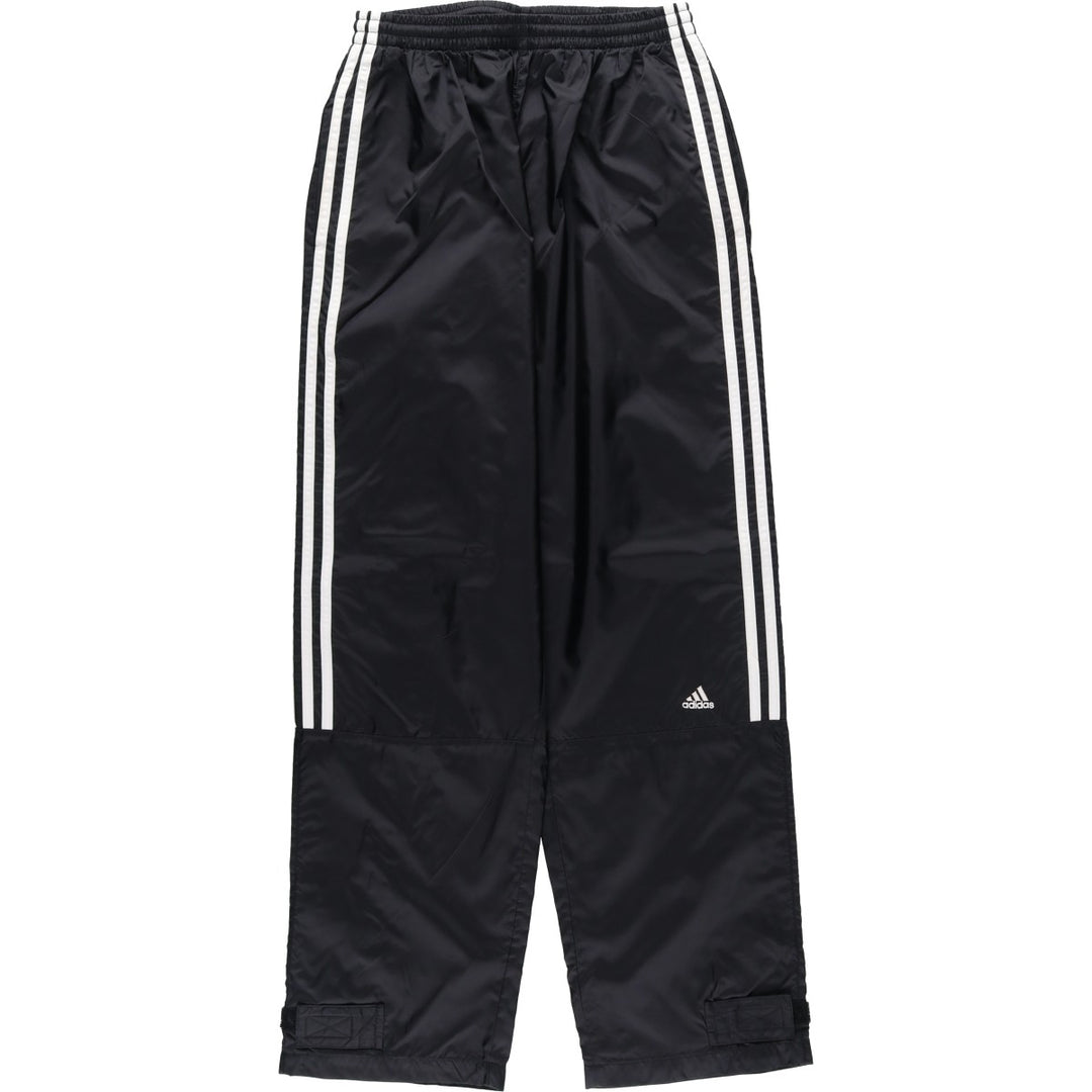 90'S Adidas nylon pants, rustling pants, men's size M, vintage Nylon black type Vintage Second Hand