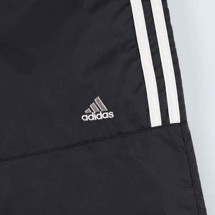 90'S Adidas nylon pants, rustling pants, men's size M, vintage Nylon black type Vintage Second Hand