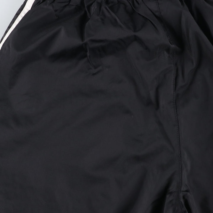 90'S Adidas nylon pants, rustling pants, men's size M, vintage Nylon black type Vintage Second Hand