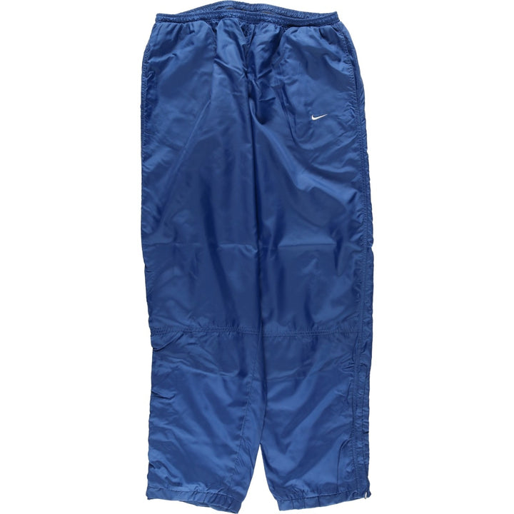 90'S Nike Nylon Pants, Shaka Shaka Pants, Men's XL Size, Vintage polyester blue type Vintage Second Hand
