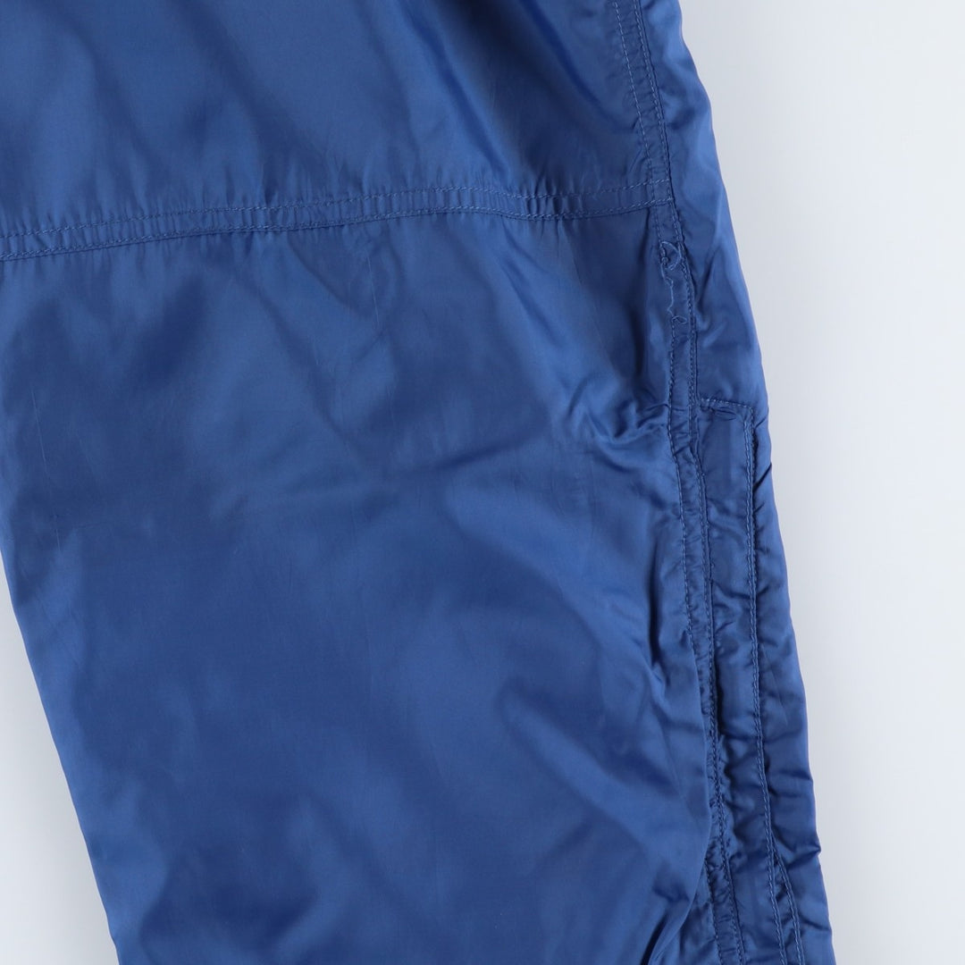 90'S Nike Nylon Pants, Shaka Shaka Pants, Men's XL Size, Vintage polyester blue type Vintage Second Hand