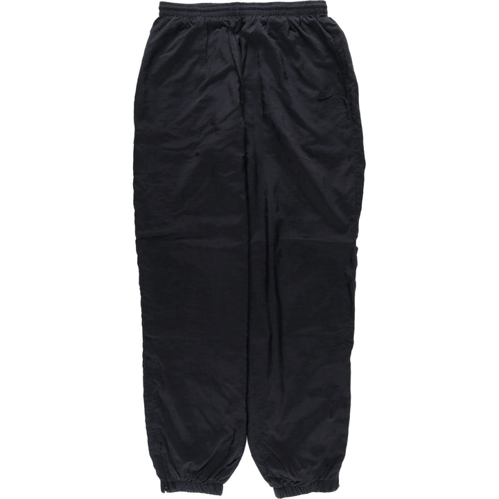 90'S Nike Nylon Shaka Shaka Pants, Men's Size L, Vintage Nylon black type Vintage Second Hand