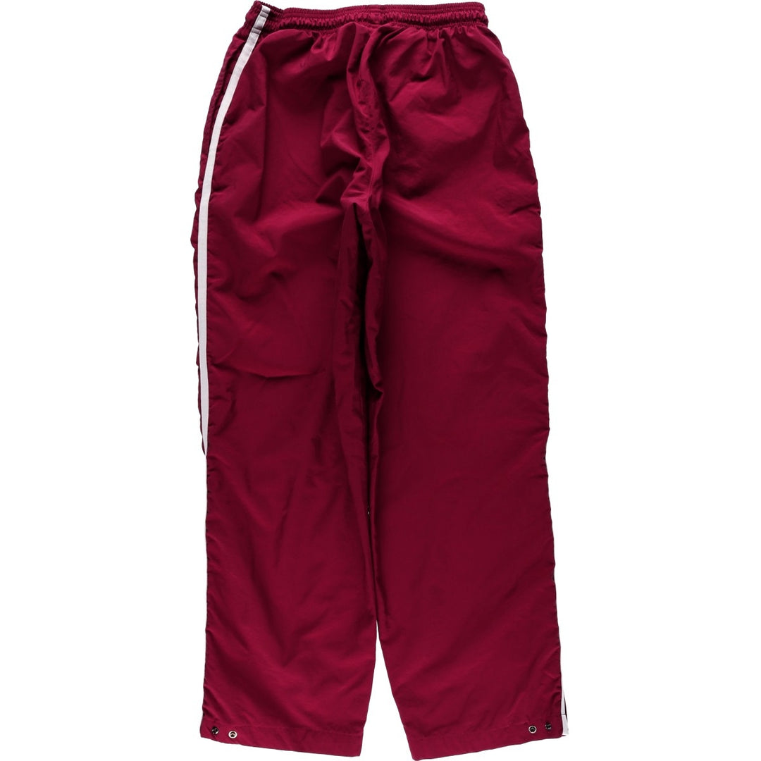 Nike Team Warm-up Pants, Nylon Pants, Windbreaker Pants, Men's Size M (approx.) polyester red type Vintage Second Hand
