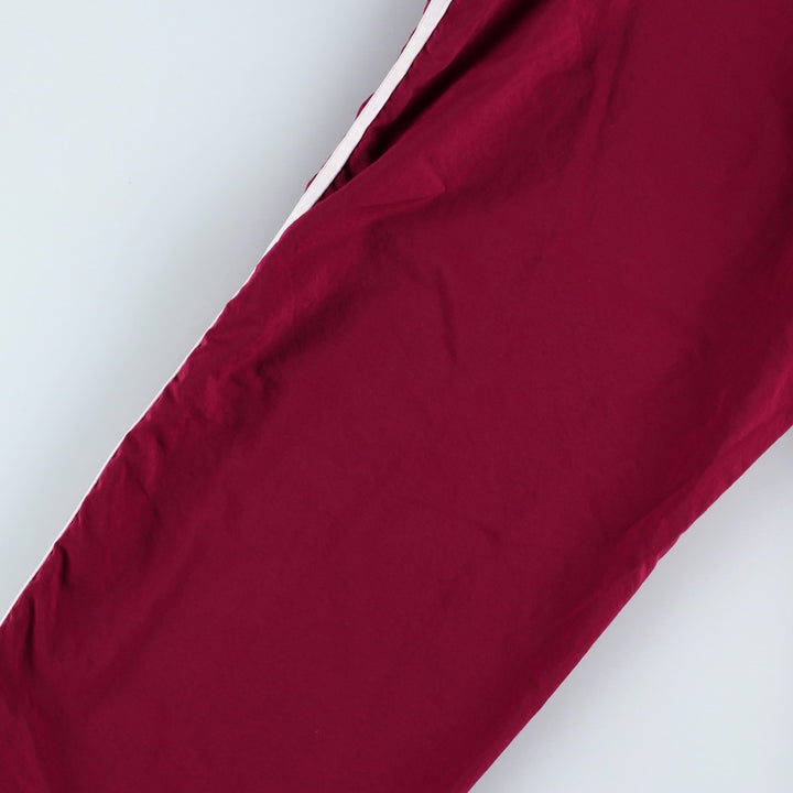 Nike Team Warm-up Pants, Nylon Pants, Windbreaker Pants, Men's Size M (approx.) polyester red type Vintage Second Hand