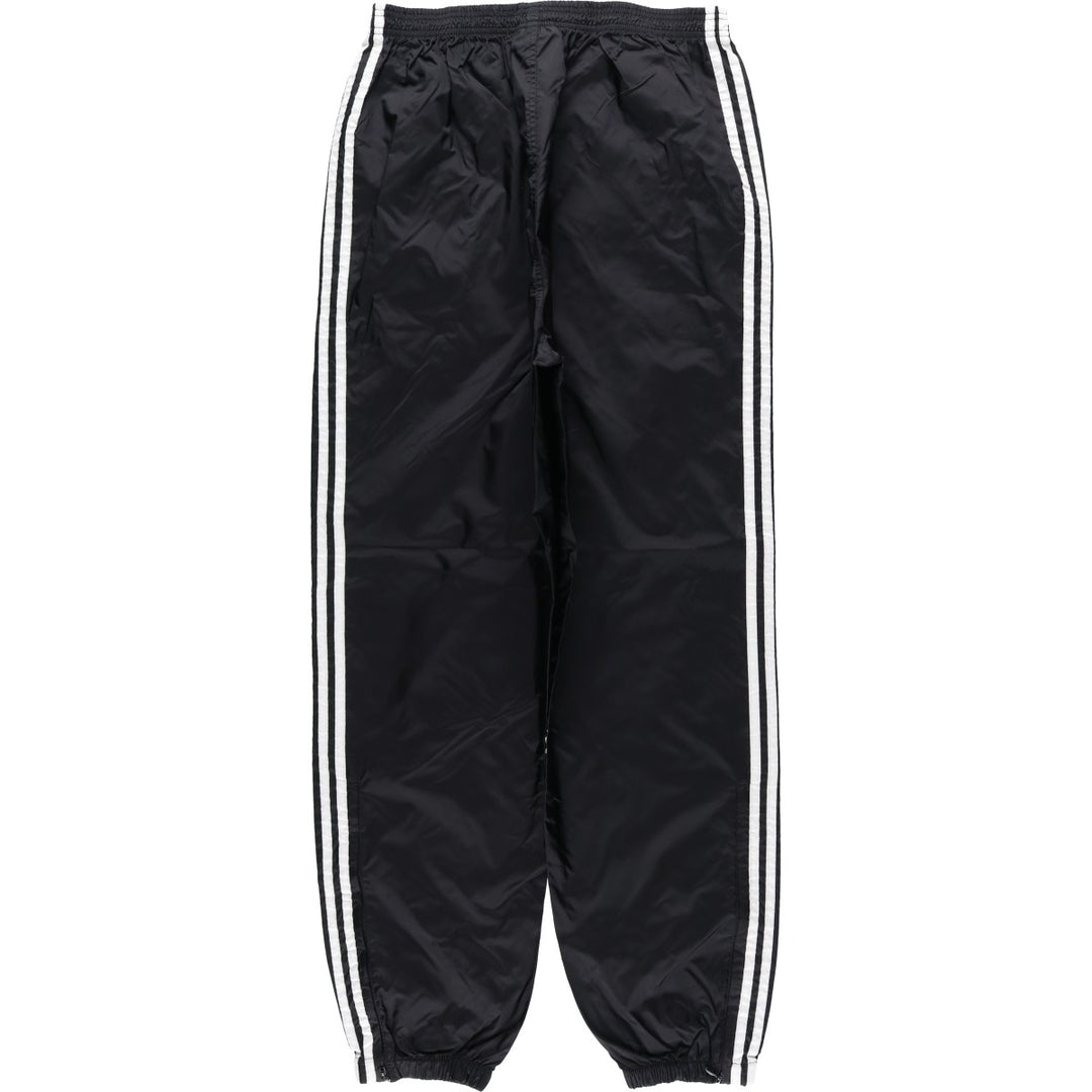 90'S Adidas nylon pants, rustling pants, men's size L, vintage Nylon black type Vintage Second Hand