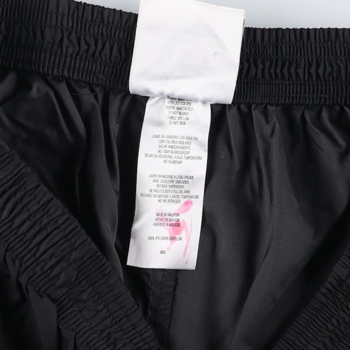 90'S Adidas nylon pants, rustling pants, men's size L, vintage Nylon black type Vintage Second Hand