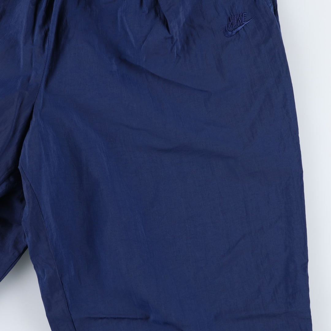 90'S Nike Nylon Shaka Shaka Pants, Men's Size L, Vintage Nylon navy blue type Vintage Second Hand