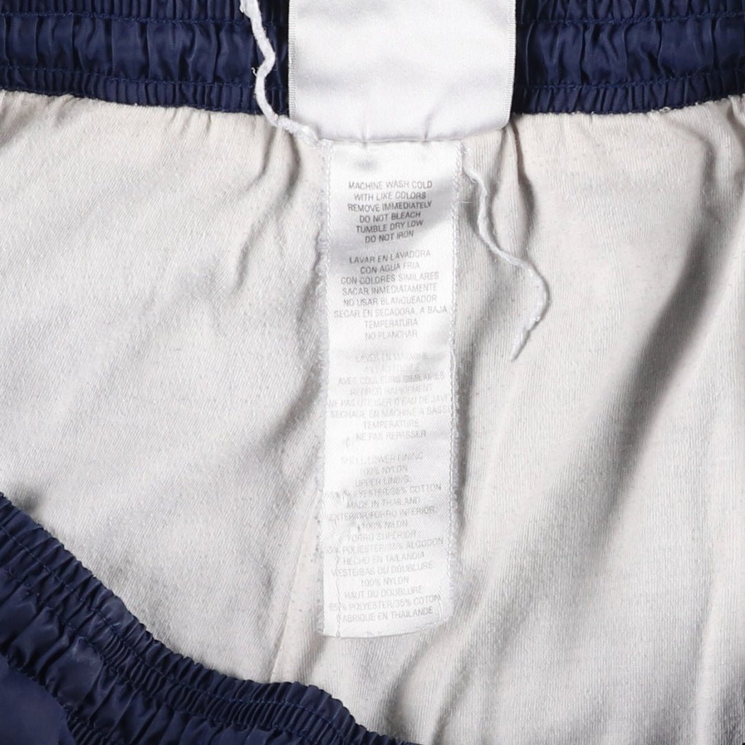 Vintage 90'S Adidas nylon pants, crinkle pants, men's size XL Nylon navy blue type Vintage Second Hand
