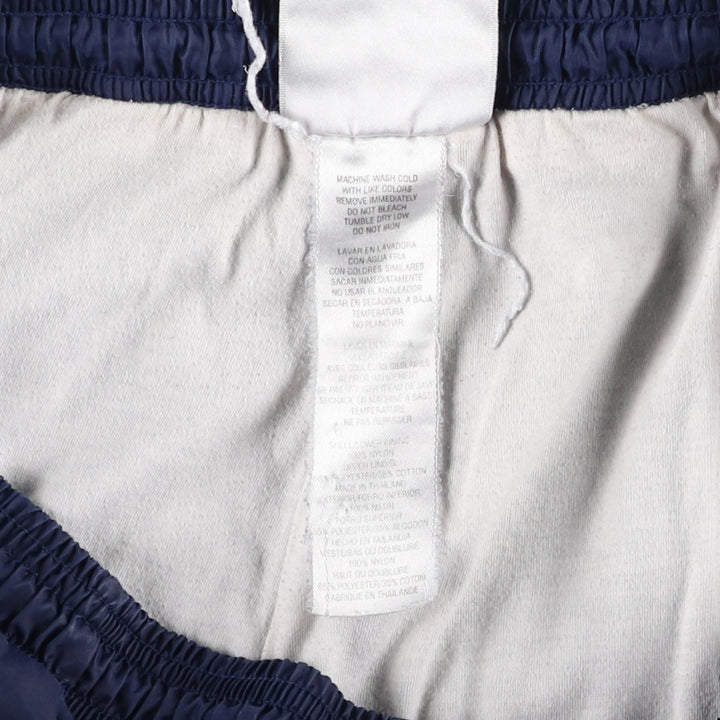 Vintage 90'S Adidas nylon pants, crinkle pants, men's size XL Nylon navy blue type Vintage Second Hand