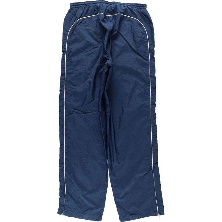 Vintage 90'S Adidas nylon pants, crinkle pants, men's size XL Nylon navy blue type Vintage Second Hand