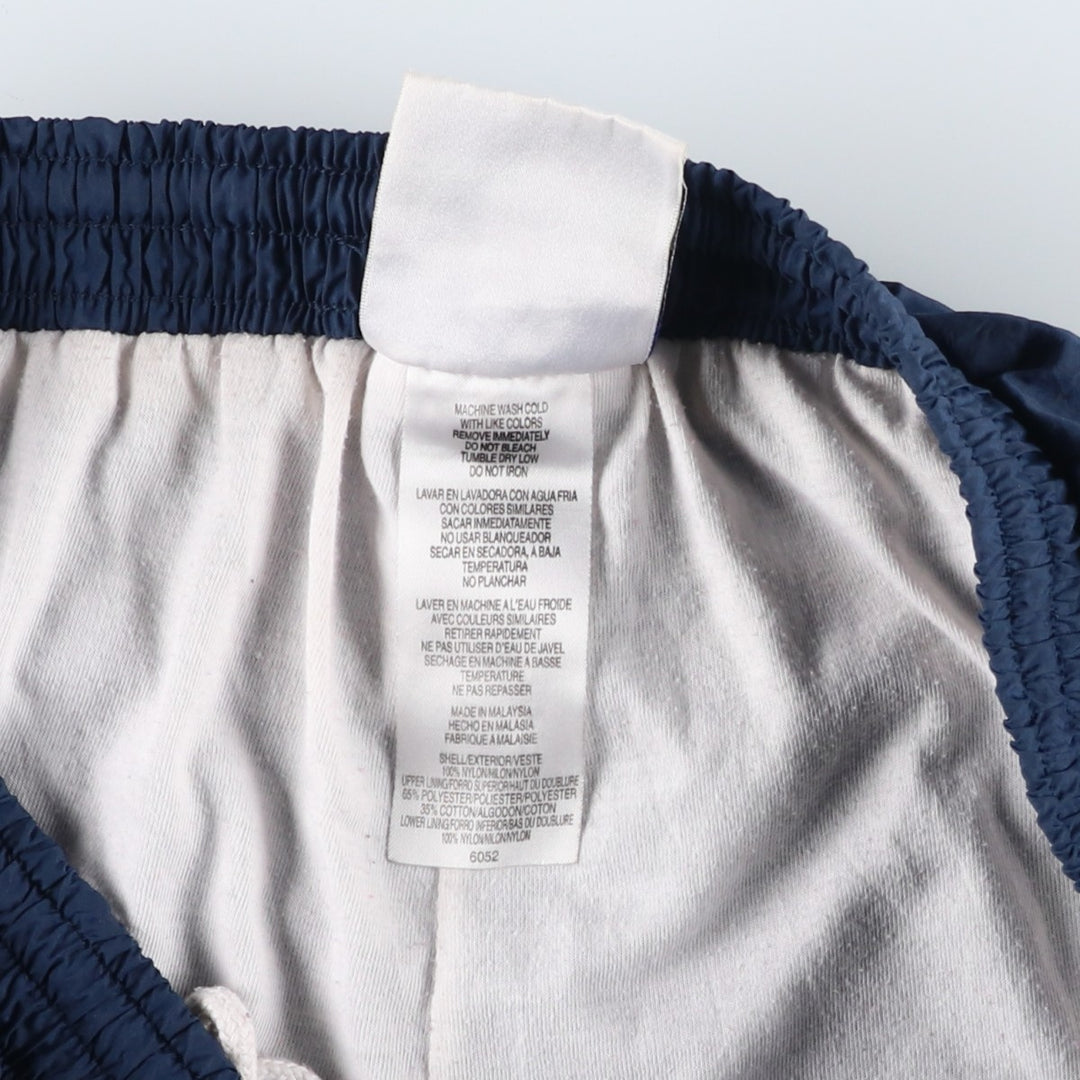 Vintage 90'S Adidas nylon pants, crinkle pants, men's size XL Nylon navy blue type Vintage Second Hand