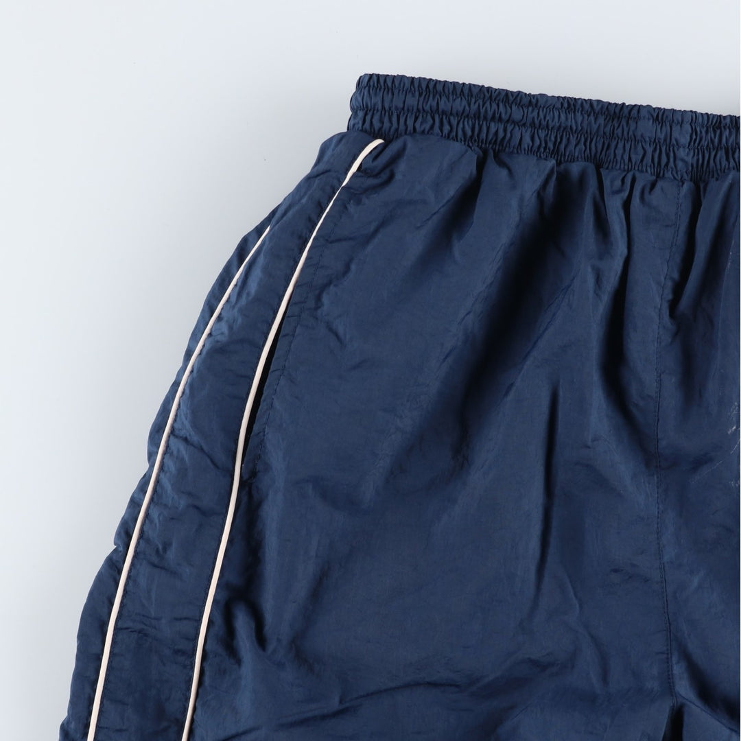 Vintage 90'S Adidas nylon pants, crinkle pants, men's size XL Nylon navy blue type Vintage Second Hand