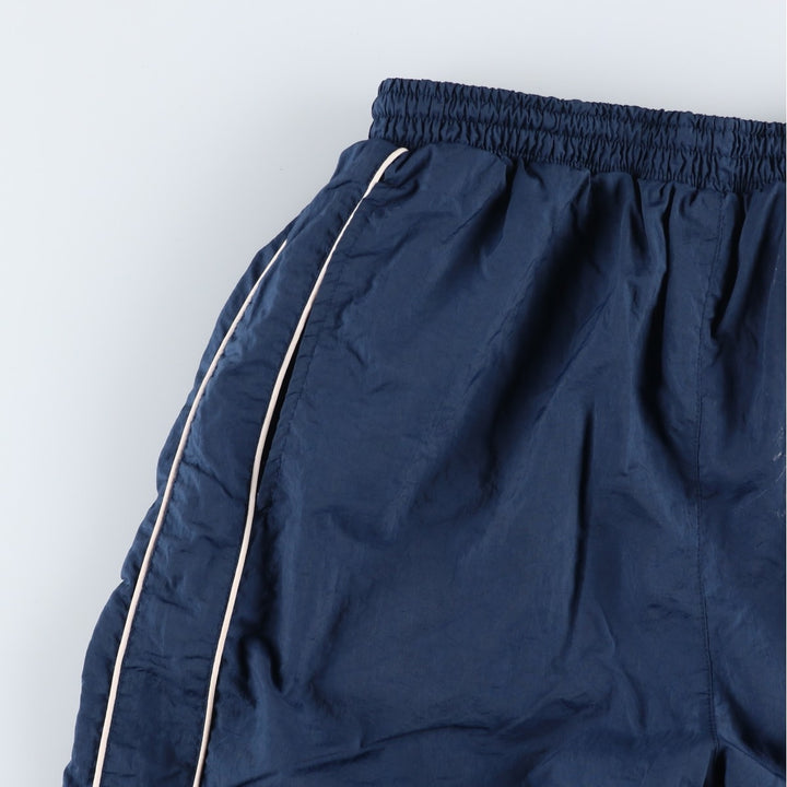 Vintage 90'S Adidas nylon pants, crinkle pants, men's size XL Nylon navy blue type Vintage Second Hand