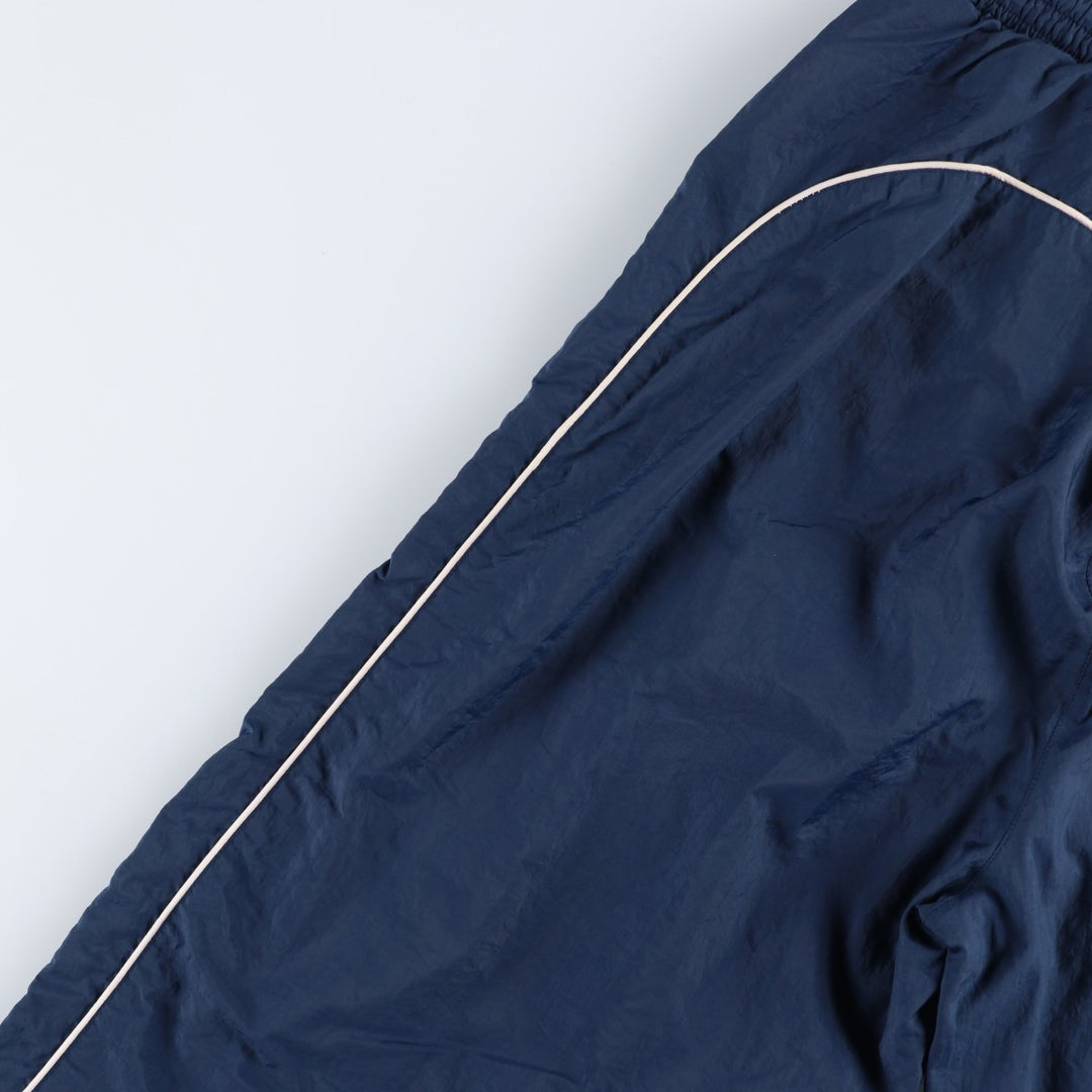 Vintage 90'S Adidas nylon pants, crinkle pants, men's size XL Nylon navy blue type Vintage Second Hand