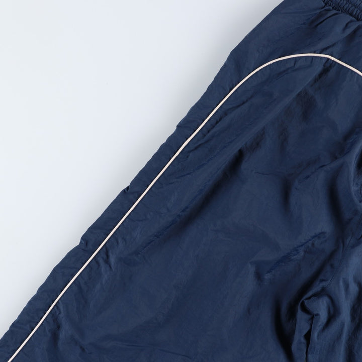 Vintage 90'S Adidas nylon pants, crinkle pants, men's size XL Nylon navy blue type Vintage Second Hand