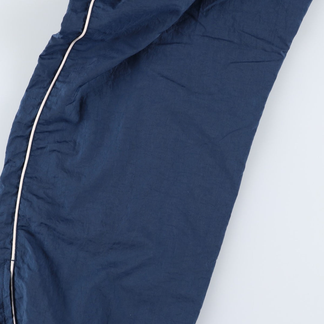 Vintage 90'S Adidas nylon pants, crinkle pants, men's size XL Nylon navy blue type Vintage Second Hand