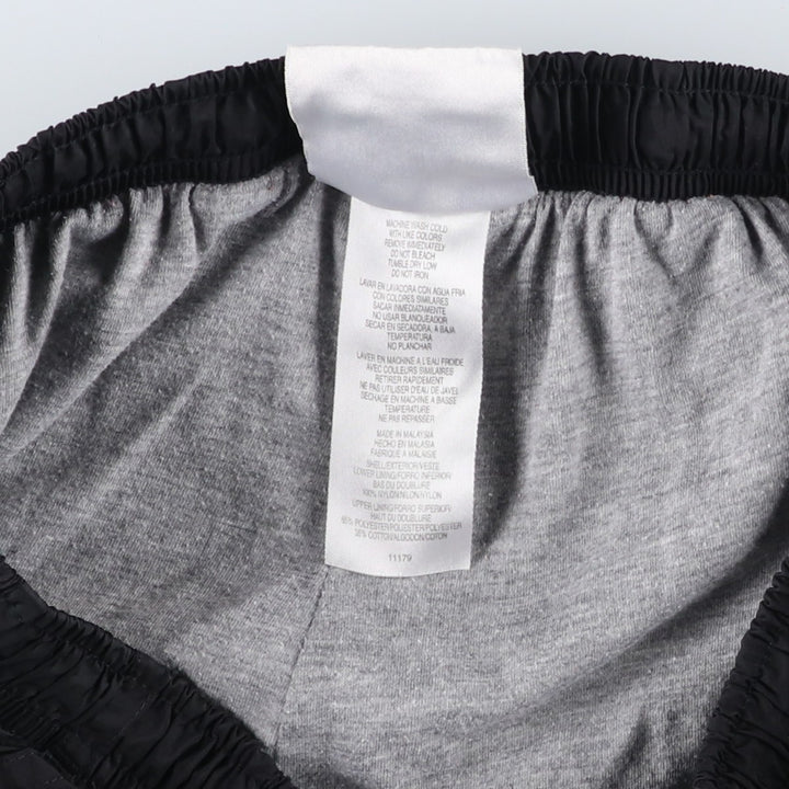 90'S Adidas nylon pants, rustling pants, men's size L, vintage Nylon black type Vintage Second Hand