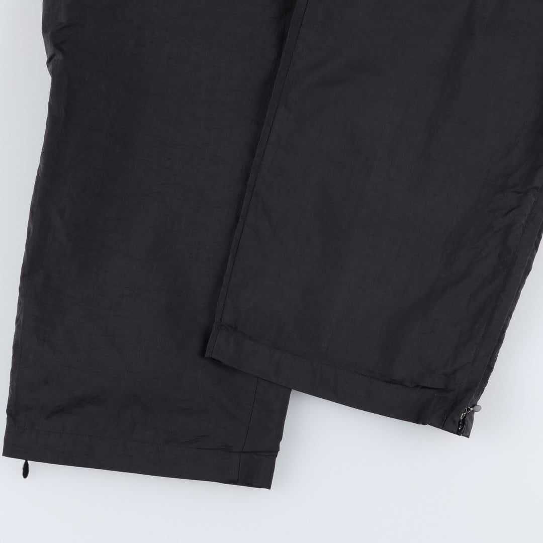 90'S Adidas nylon pants, rustling pants, men's size L, vintage Nylon black type Vintage Second Hand