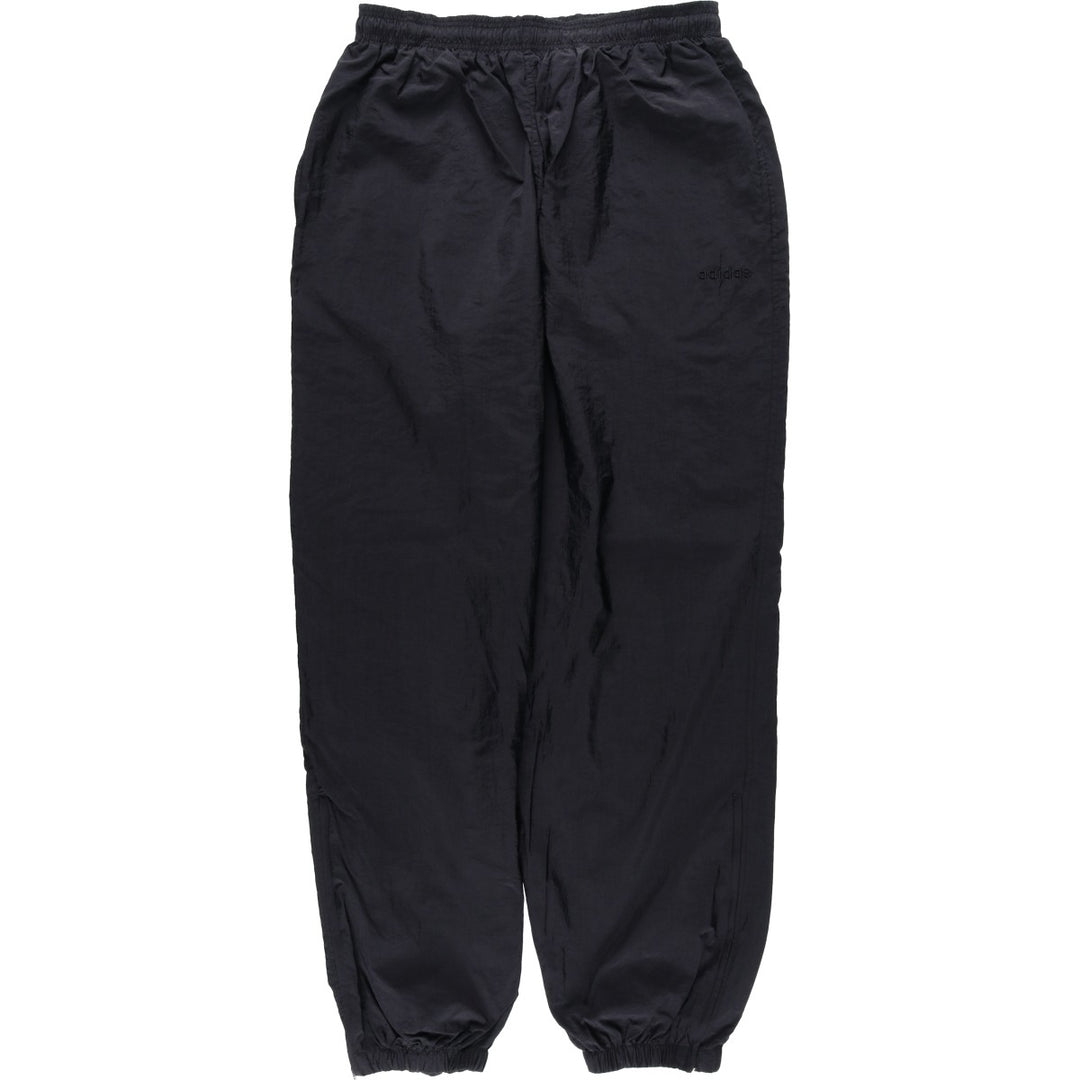 Vintage 90'S Adidas nylon pants, crinkle pants, men's size XL Nylon black type Vintage Second Hand
