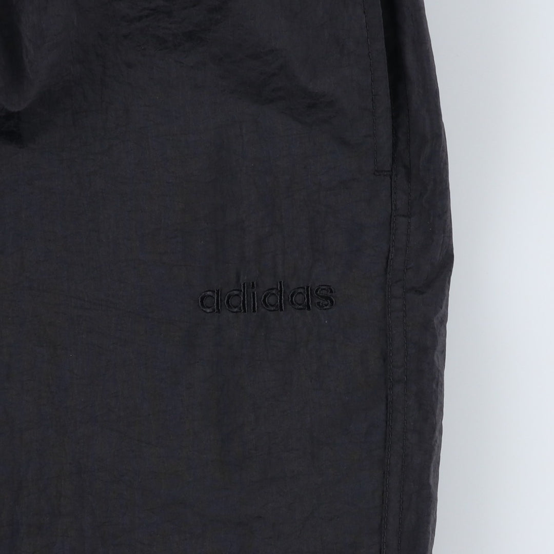 Vintage 90'S Adidas nylon pants, crinkle pants, men's size XL Nylon black type Vintage Second Hand