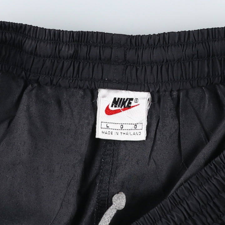 90'S Nike Nylon Shaka Shaka Pants, Men's Size L, Vintage Nylon black type Vintage Second Hand