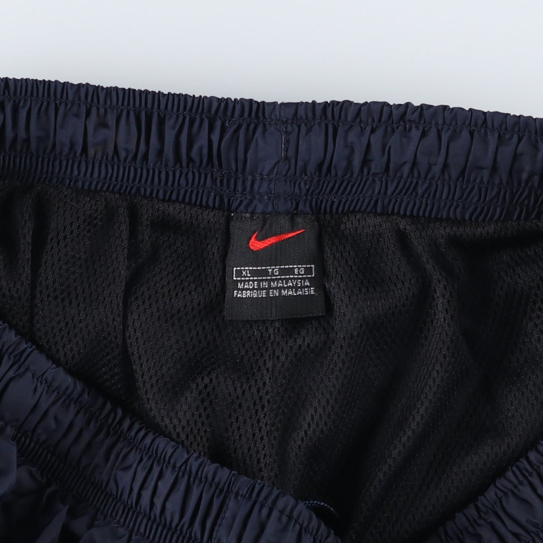90'S Nike Nylon Pants, Shaka Shaka Pants, Men's XL Size, Vintage Nylon black type Vintage Second Hand