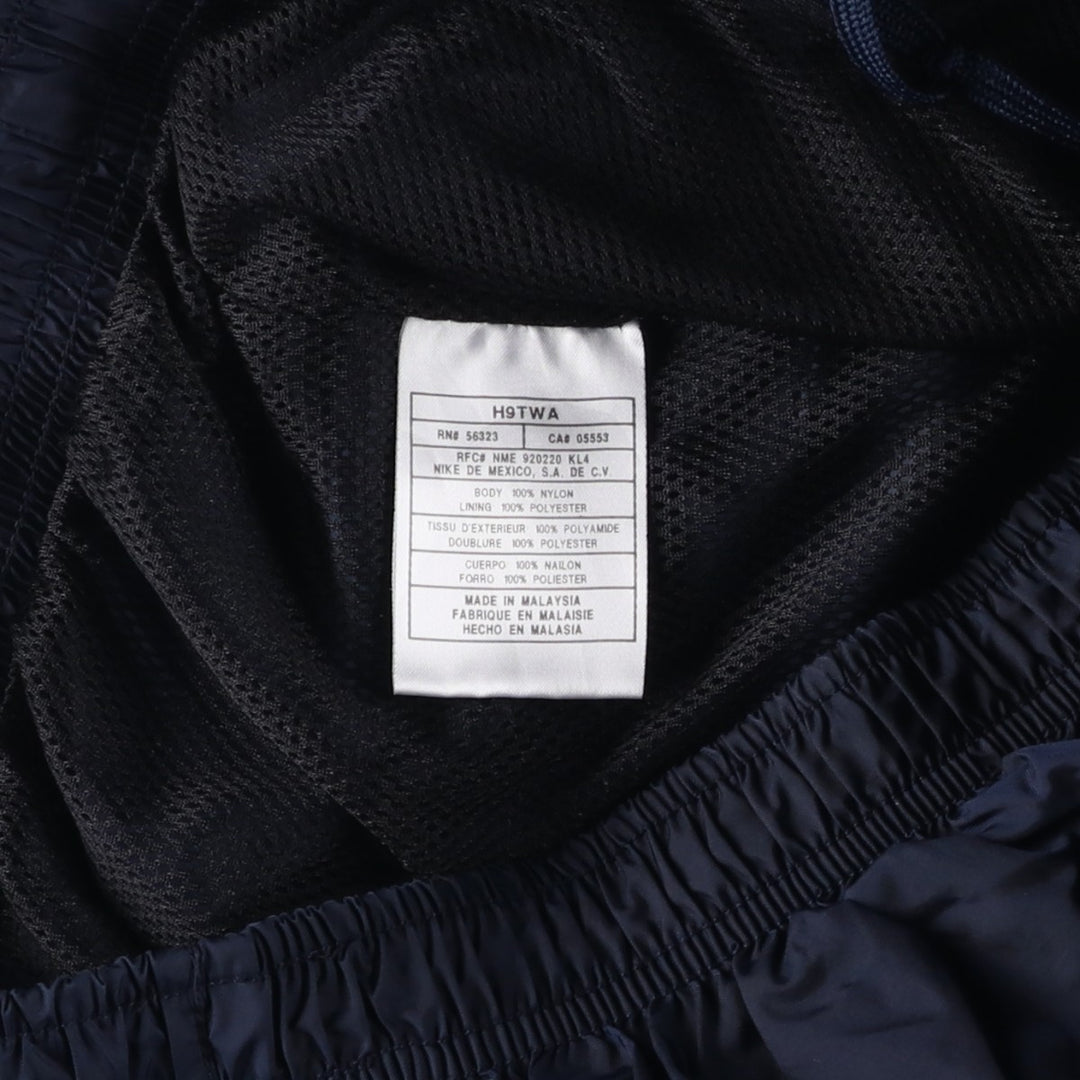 90'S Nike Nylon Pants, Shaka Shaka Pants, Men's XL Size, Vintage Nylon black type Vintage Second Hand