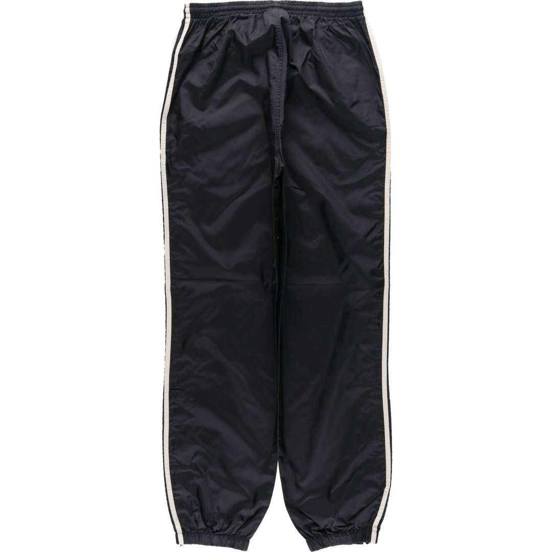90'S Adidas nylon pants, rustling pants, men's size M, vintage Nylon black type Vintage Second Hand