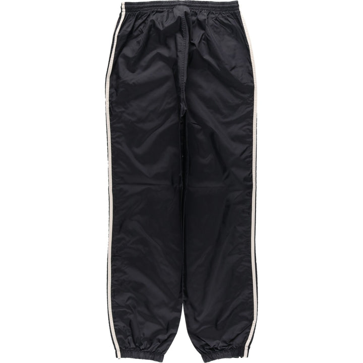 90'S Adidas nylon pants, rustling pants, men's size M, vintage Nylon black type Vintage Second Hand