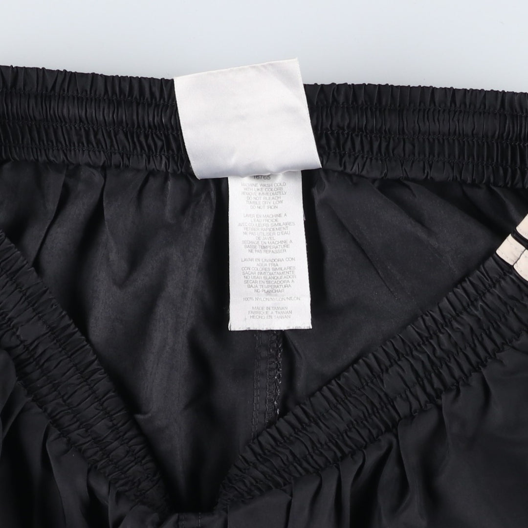 90'S Adidas nylon pants, rustling pants, men's size M, vintage Nylon black type Vintage Second Hand