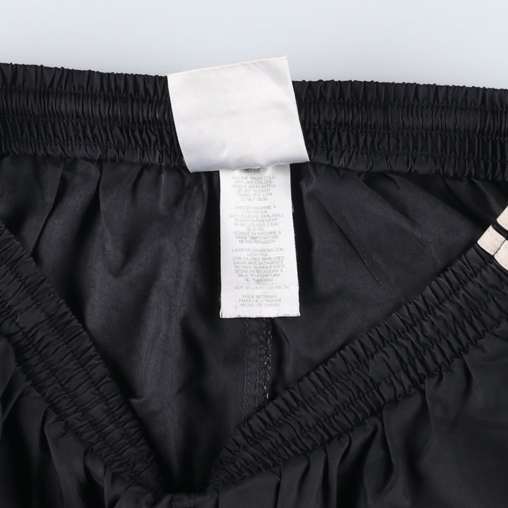 90'S Adidas nylon pants, rustling pants, men's size M, vintage Nylon black type Vintage Second Hand