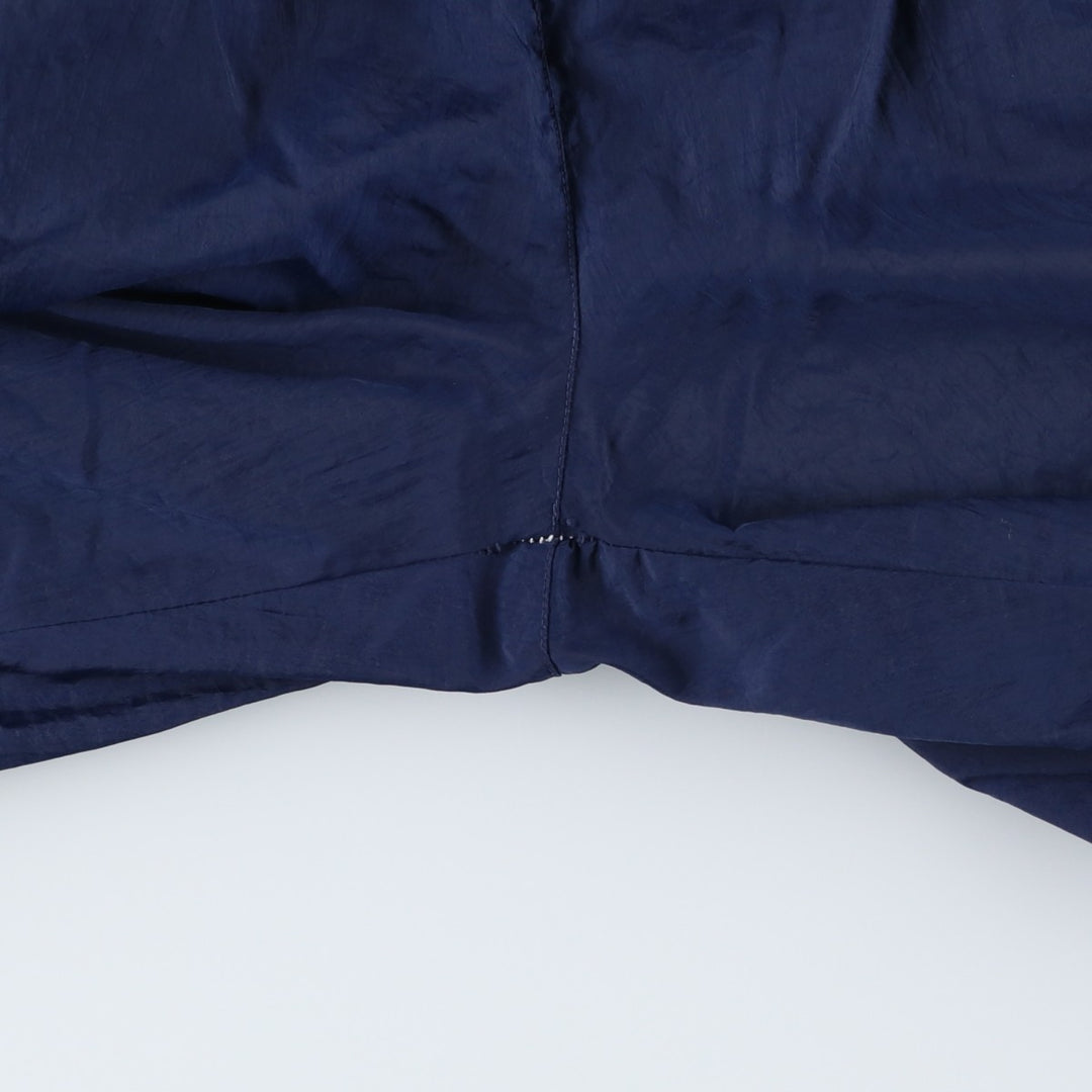 Adidas warm-up pants, nylon pants, rustling pants, men's size M polyester navy blue type Vintage Second Hand