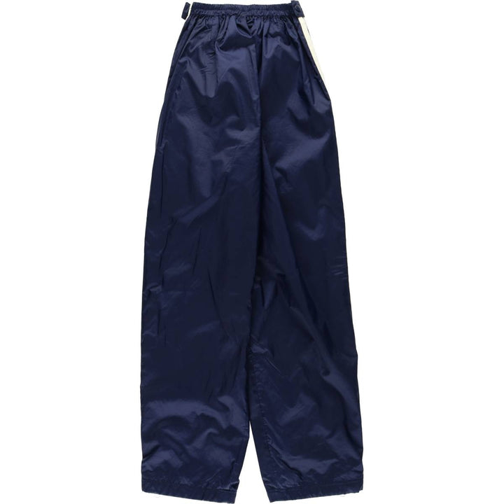 90s-00'S Adidas nylon pants, crinkly fabric, women's size M (approx.) Nylon navy blue type Vintage Second Hand