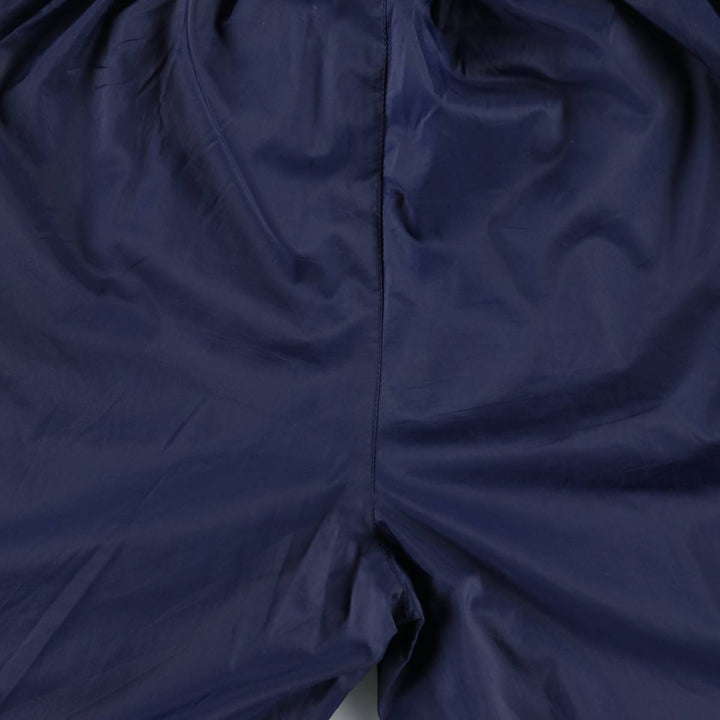 90s-00'S Adidas nylon pants, crinkly fabric, women's size M (approx.) Nylon navy blue type Vintage Second Hand