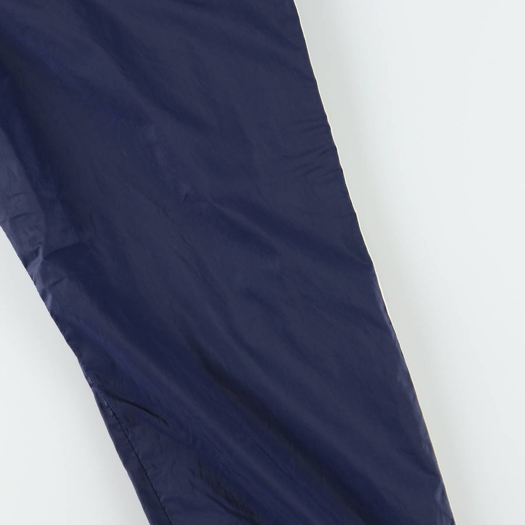 90s-00'S Adidas nylon pants, crinkly fabric, women's size M (approx.) Nylon navy blue type Vintage Second Hand
