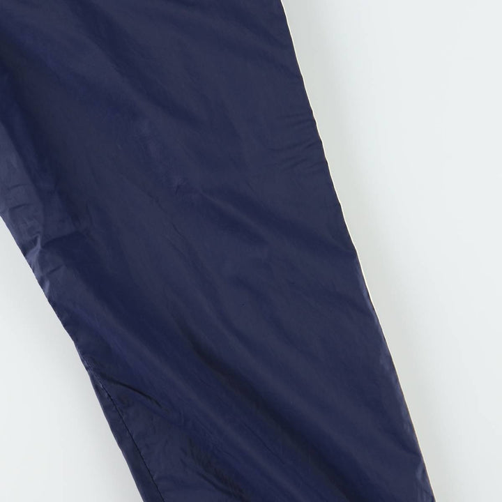 90s-00'S Adidas nylon pants, crinkly fabric, women's size M (approx.) Nylon navy blue type Vintage Second Hand