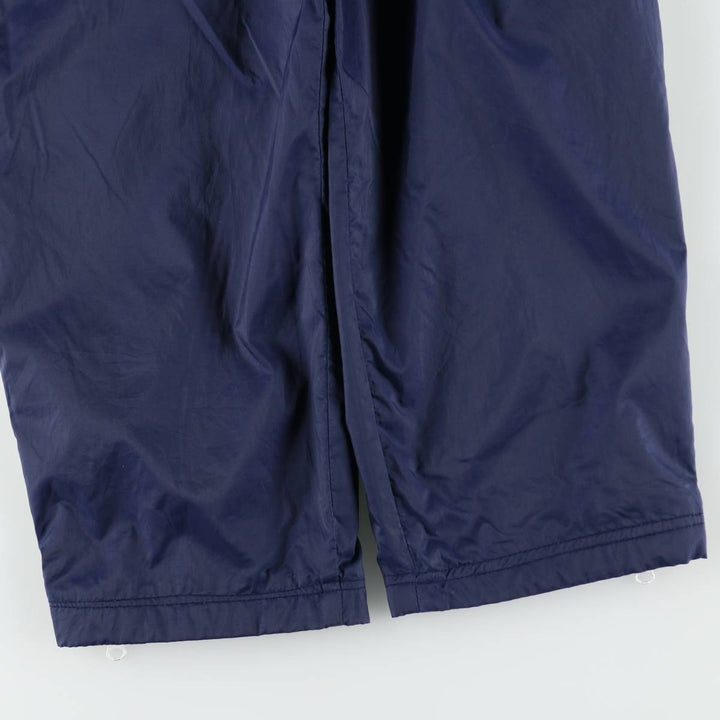 90s-00'S Adidas nylon pants, crinkly fabric, women's size M (approx.) Nylon navy blue type Vintage Second Hand