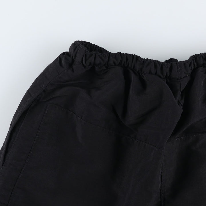 Authentic US military PFU training pants, nylon pants, crease pants, made in USA, size L Nylon black type Vintage Second Hand