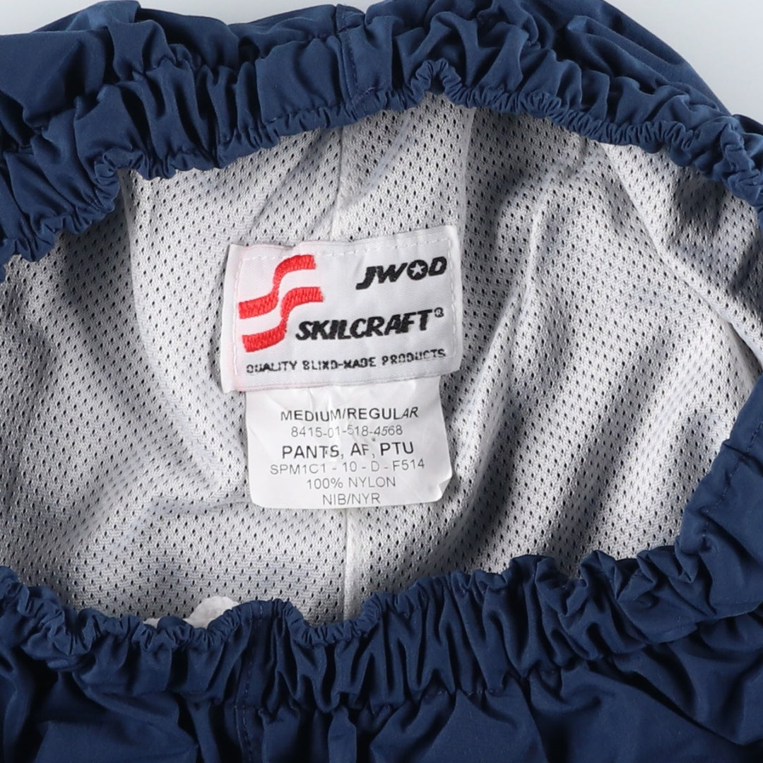 SKILCRAFT PANTS AF PTU Training Pants Nylon Pants Medium Nylon navy blue type Vintage Second Hand