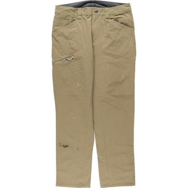 Patagonia Quantary Pants 55176FA20 Nylon Pants, Windbreaker Pants, Men's W34 equivalent Nylon Beige type Vintage Second Hand