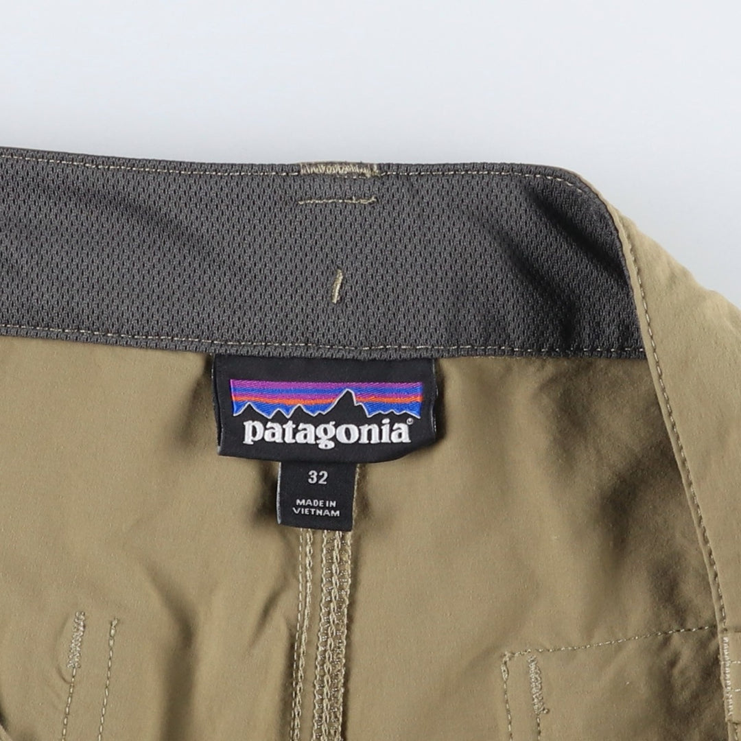 Patagonia Quantary Pants 55176FA20 Nylon Pants, Windbreaker Pants, Men's W34 equivalent Nylon Beige type Vintage Second Hand