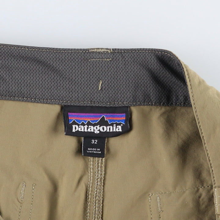 Patagonia Quantary Pants 55176FA20 Nylon Pants, Windbreaker Pants, Men's W34 equivalent Nylon Beige type Vintage Second Hand