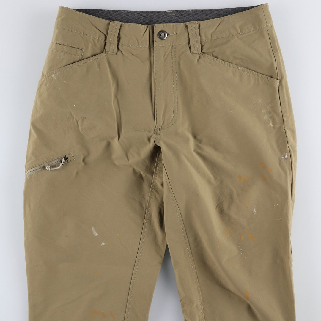 Patagonia Quantary Pants 55176FA20 Nylon Pants, Windbreaker Pants, Men's W34 equivalent Nylon Beige type Vintage Second Hand
