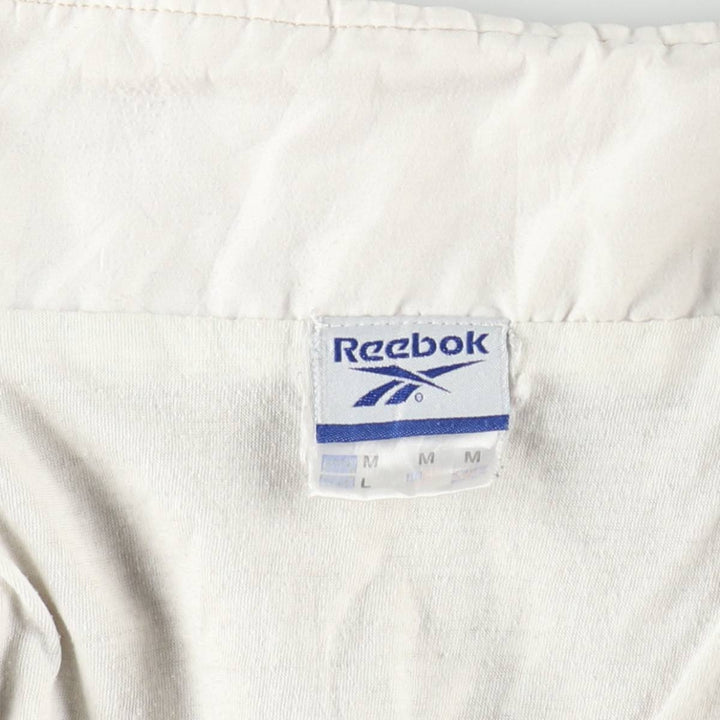 00s~ Reebok Windbreaker Men's M size polyester Beige type Vintage Second Hand