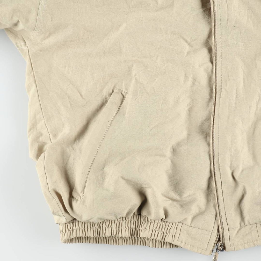 00s~ Reebok Windbreaker Men's M size polyester Beige type Vintage Second Hand