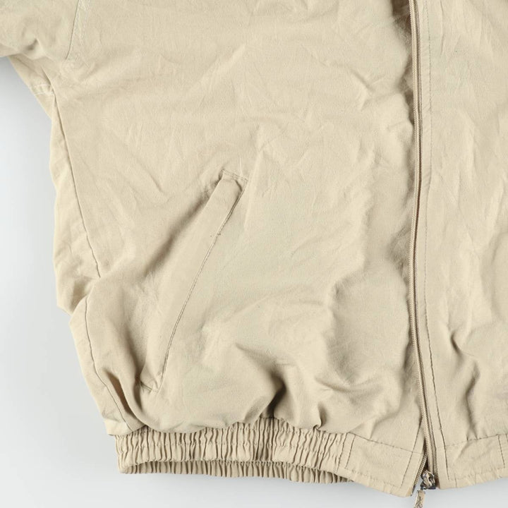 00s~ Reebok Windbreaker Men's M size polyester Beige type Vintage Second Hand