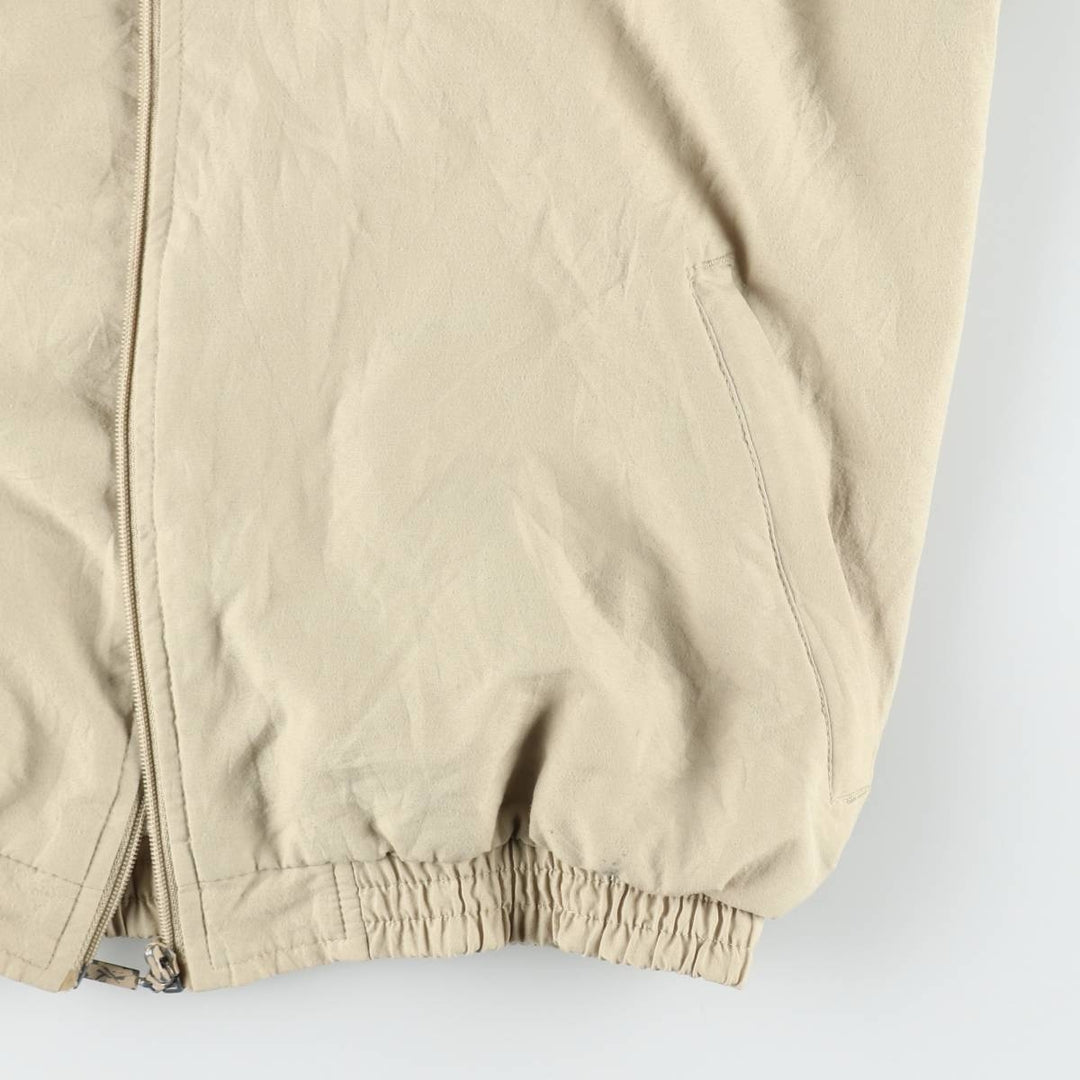 00s~ Reebok Windbreaker Men's M size polyester Beige type Vintage Second Hand